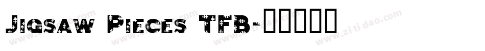 Jigsaw Pieces TFB字体转换